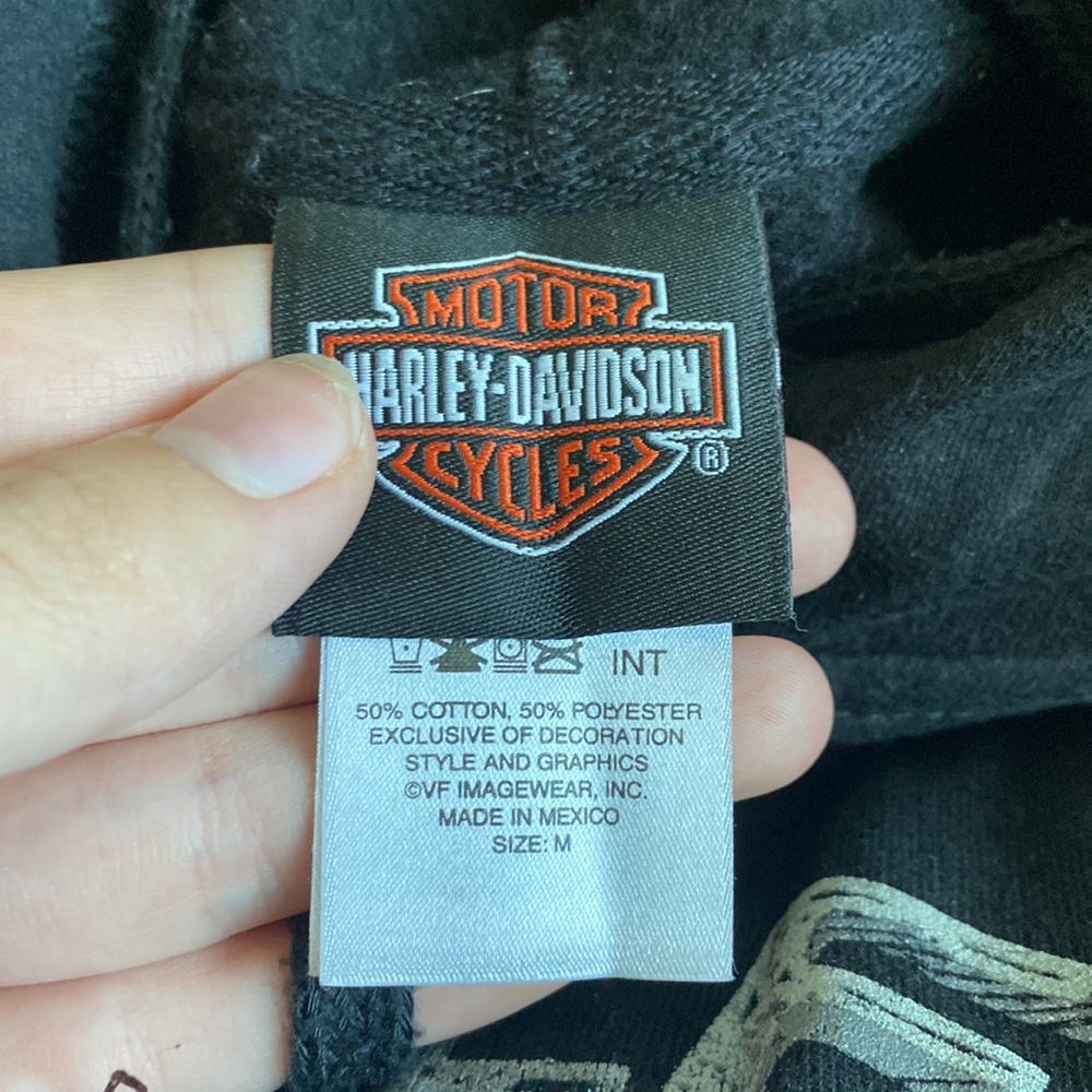 Harley Zip Up Hoodie NWOT - Picture 4 of 5